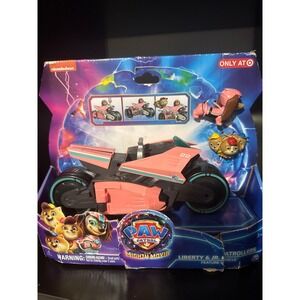 Paw Patrol The Mighty Movie Liberty and Junior Patrollers Feature Vehicle Pink